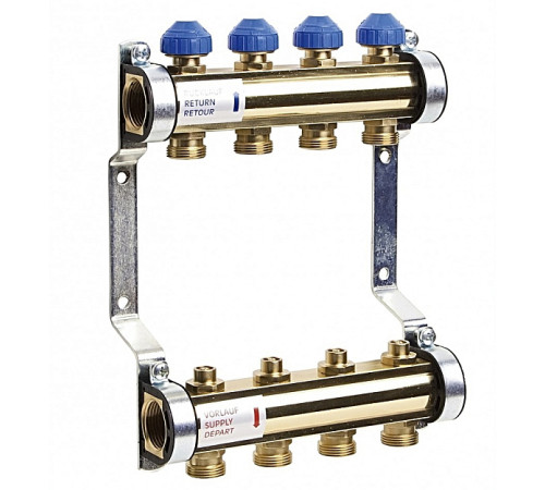 Коллекторная группа Watts HKV Typ 510 11 контуров 1 x 3/4 Евроконус 10004190