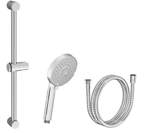 Душевой гарнитур RAVAK шланг 150 см лейка Flat M 3 функции штанга 60 см X07S003