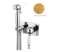 Смеситель для биде встраиваемый Bronzecer Oxford BN.OXF-6366BR бронза BN.OXF-6366BR