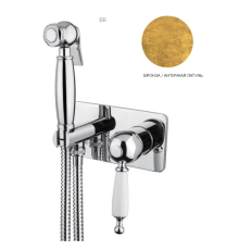 Смеситель для биде встраиваемый Bronzecer Oxford BN.OXF-6366BR бронза BN.OXF-6366BR