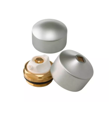 Набор комплектующих Hummel: воздухоотводчик, заглушка и колпачки G 1/2 матовый хром 2400000260