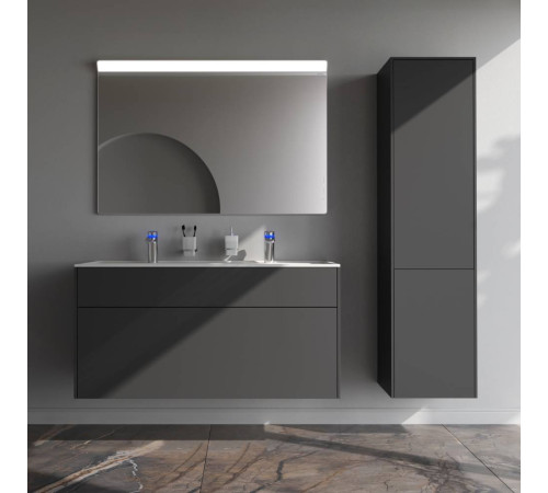 Тумба под раковину подвесная AM.PM Inspire V2.0 120 см 3 ящика графит матовый M50AFHX1203GM