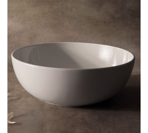 Раковина-чаша Globo T-Edge 45х16 см на столешницу белый B6T45.BI/FI024BI