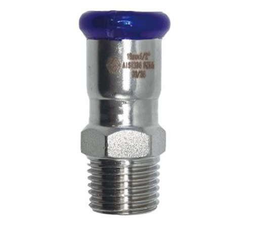 Муфта переходная SANHA NiroSan 35x1 НР нержавеющая сталь пресс SS5200806