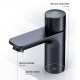 Смеситель для раковины AM.PM X-Joy TouchReel нажимной черный матовый F85A02522