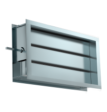 Воздушный клапан SHUFT DRr 400х200 мм с подставкой под электропривод 0074744