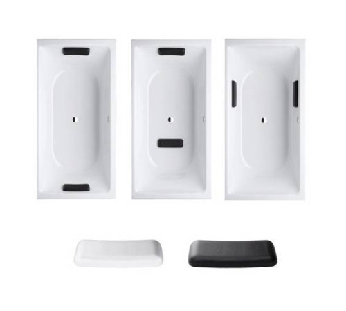 Подушка для ванны Bette Relax 34х12х4.5 см на магнитах комплект 1 шт. белая B57-0211