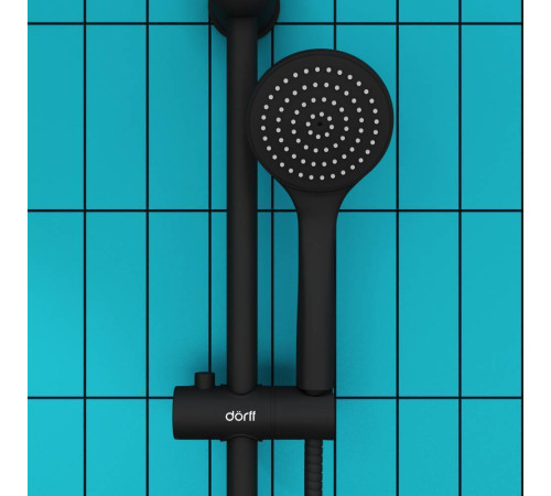 Душевой комплект Dorff Comfort 1 режим черный D0108000BL