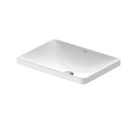 Раковина встраиваемая сверху Duravit D-Neo 60х44 см без перелива без отверстия WonderGliss 03586000791