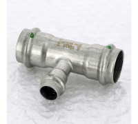 Тройник пресс Viega Sanpress Inox 28x15x28 мм нержавеющая сталь 435950