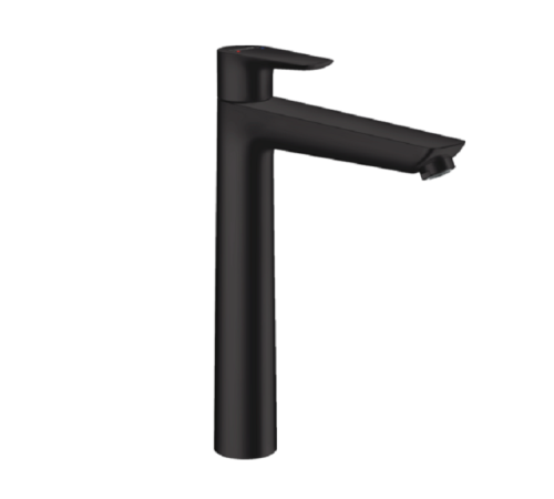 Смеситель для раковины Hansgrohe Talis E 240 черный матовый без донного клапана 71717670