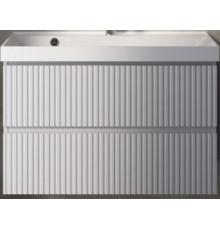 Тумба под раковину AquaMoon подвесная 80 см белый глянец AQM900180WH