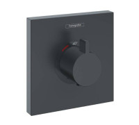 Термостат для душа Hansgrohe ShowerSelect на 1 потребитель черный матовый 15760670