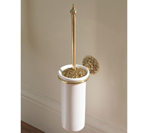 Держатель для туалетной бумаги SBORDONI Flora керамика/бронза FL111BR