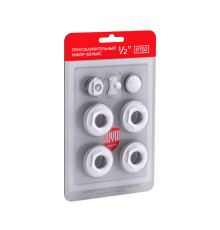 Набор присоединительный Royal Thermo 1/2'' white	 RT02.1 RT02.1