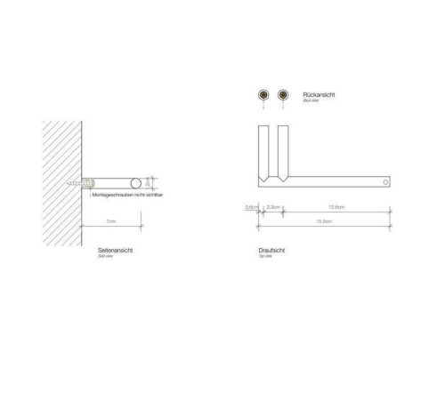Держатель туалетной бумаги Decor Walther Mikado TPH1 черный матовый 0520260