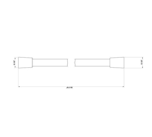 Шланг для душа Gessi Cromalux 150 см Warm Bronze Brushed PVD 01637#726