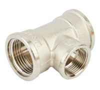 Тройник STOUT ВВ переходной 1x3/4x1 никелированный SFT-0022-001341