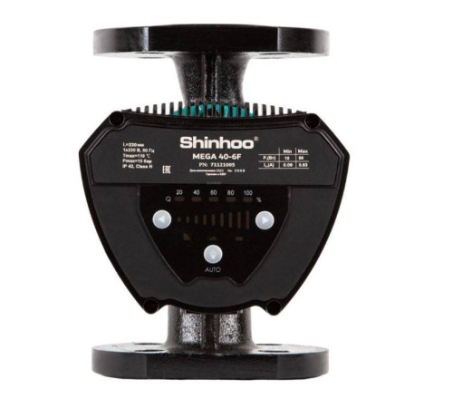 Насос циркуляционный энергосберегающий Shinhoo MEGA 32-8 с гайками 71121003