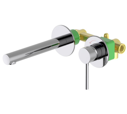 Смеситель для раковины встроенный с защитой от ожогов Timo Saona хром 2391/00SM