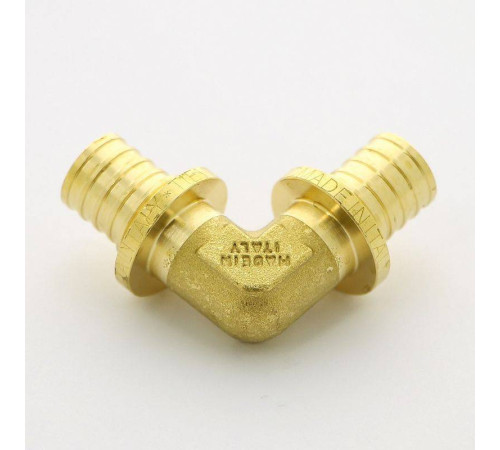 Угол аксиальный Uni-Fitt 16 мм латунь 743G6600