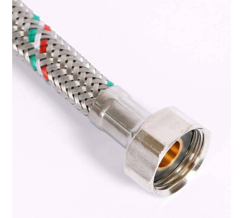 Гибкая подводка для воды Uni-Fitt 1/2 НВ 180 см нержавеющая сталь 501S2018