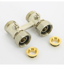 Узел радиаторный прямой Simplex Standard Line D2/50 3/4 EK x 3/4 EK с кранами и адаптерами F10015