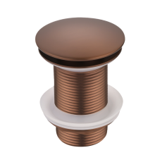 Донный клапан для раковины Boheme Click-Clack матовая бронза 612-BRB