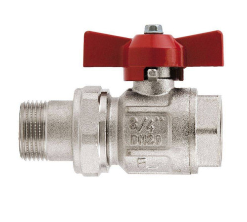 Кран шаровой ITAP IDEAL НВ с разъемным соединением бабочка 3/4 098 3/4