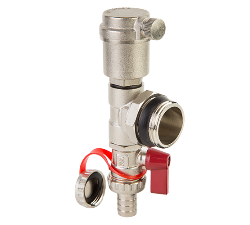 Конечный элемент коллектора Stout Premium с автоматическим воздухоотводчиком 1 MC.201.06