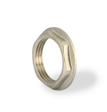 Контргайка с бортиком STOUT 1/2 никелированная 506336