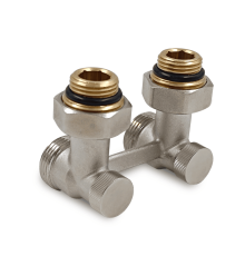 Угловой Н-образный клапан Primoclima Armature 3/4x1/2 никель PC3412HA