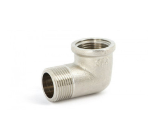 Угольник 90° STOUT НВ 1 1/2 никелированный 509160