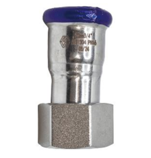 Муфта STOUT 22x3/4 с накидной гайкой нержавеющая сталь SS5250605