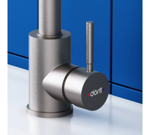 Смеситель для кухни Dorff Logic нержавеющая сталь D3000000
