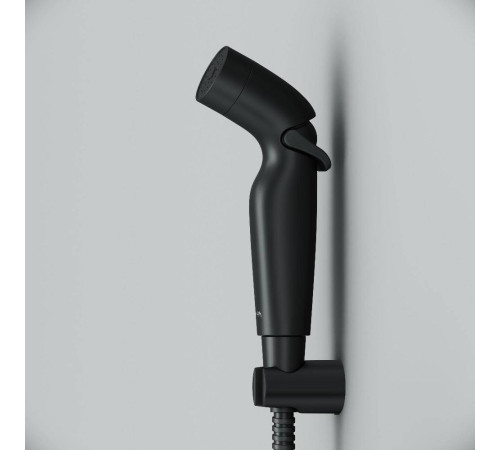 Гигиенический душ со шлангом и держателем AM.PM Like черный матовый F0202022