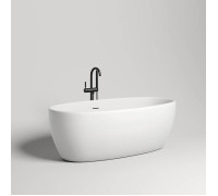 Ванна отдельностоящая Salini Luce 170х85х58 см S-Stone белый матовый 100121M