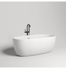 Ванна отдельностоящая Salini Luce 170х85х58 см S-Stone белый матовый 100121M