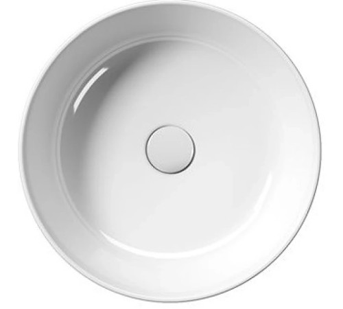 Раковина накладная круглая GSI Kube X 450х450 мм белый глянцевый 942711