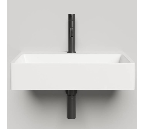 Раковина накладная Salini Ottavia 60х45х13.3 см 1 отв. S-Stone белый матовый 1103201M