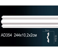 Молдинг Perfect AD354 полиуретановый 2000х40х20 мм AD354