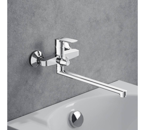 Смеситель для ванны и душа AM.PM Eclipse 2.0 с длинным изливом 489000000