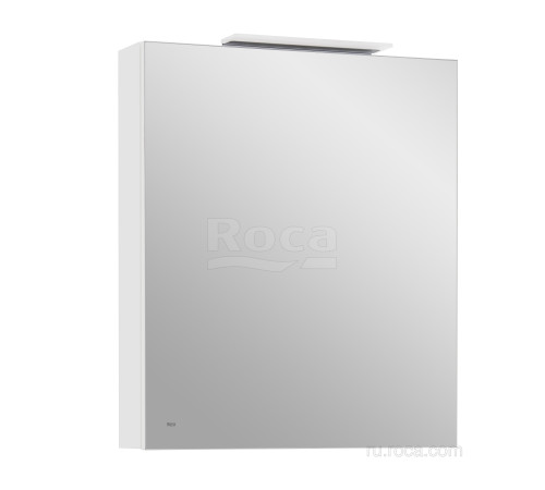 Шкаф зеркальный Roca Oleta правый 600x700x137 мм LED-подсветка белый матовый A857646501