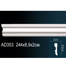 Молдинг Perfect AD353 полиуретановый 2000х40х20 мм AD353