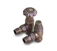 Комплект вентилей угловых EXEMET для чугунных радиаторов 1/2 BGL-1056