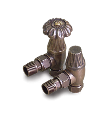 Комплект вентилей угловых EXEMET для чугунных радиаторов 1/2 BGL-1056