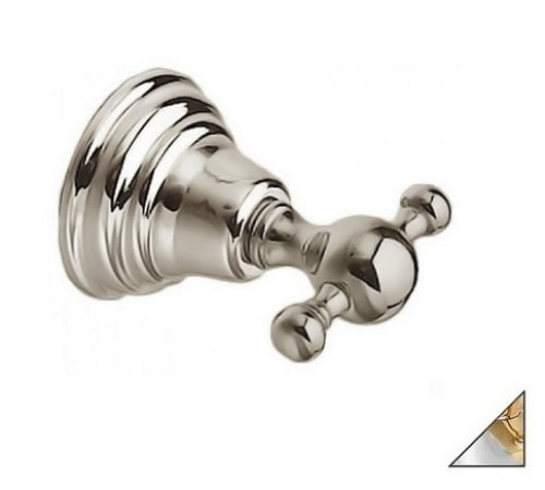 Крючок двойной Migliore Casablanca хром/золото CA 242.39