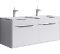 Тумба под умывальник подвесная AQUATON Malaga 1120х520х450 мм Белый Mal.01.12