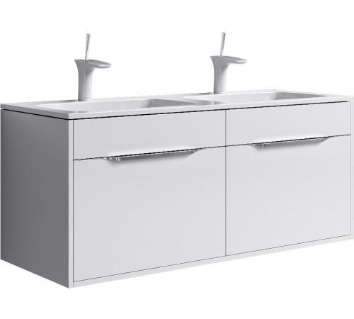 Тумба под умывальник подвесная AQUATON Malaga 1120х520х450 мм Белый Mal.01.12