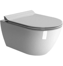 Унитаз подвесной безободковый GSI Pura Swirlflush 550x360 мм белый глянцевый 8815FR511